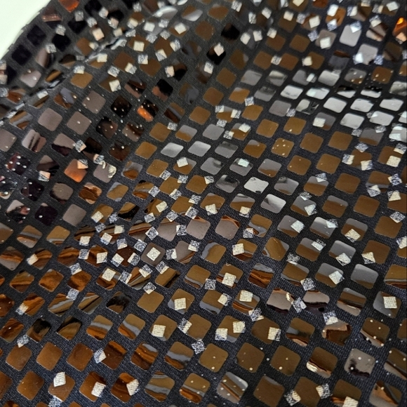 NEW Robert Louis Black Sparkle Sequin Sheath Dress 12 - Picture 4 of 7